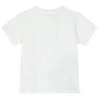Younger Boys White Boke Flower T-Shirt, 1, hi-res